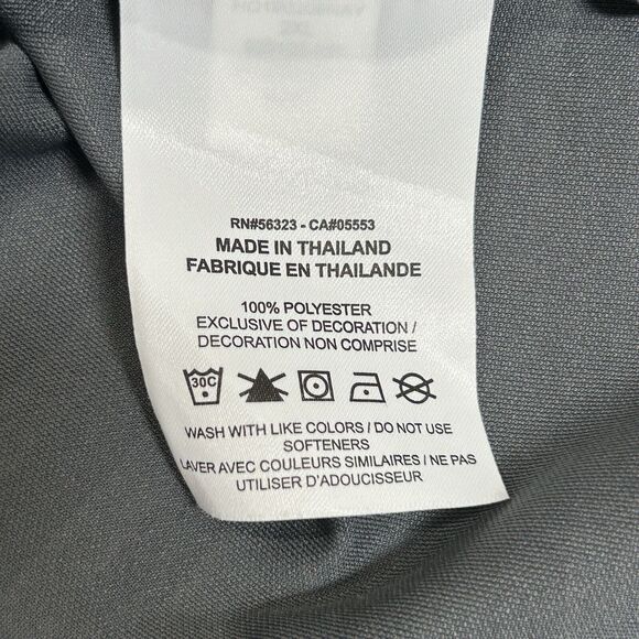 Nike Essential Emboss Polo Shirt Men’s XXL Gray Striped Dri-Fit Golf Performance - Picture 9 of 10